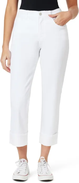 Angels Forever Young Women's Forever Deep Roll Cuff Ankle High-Rise Jeans