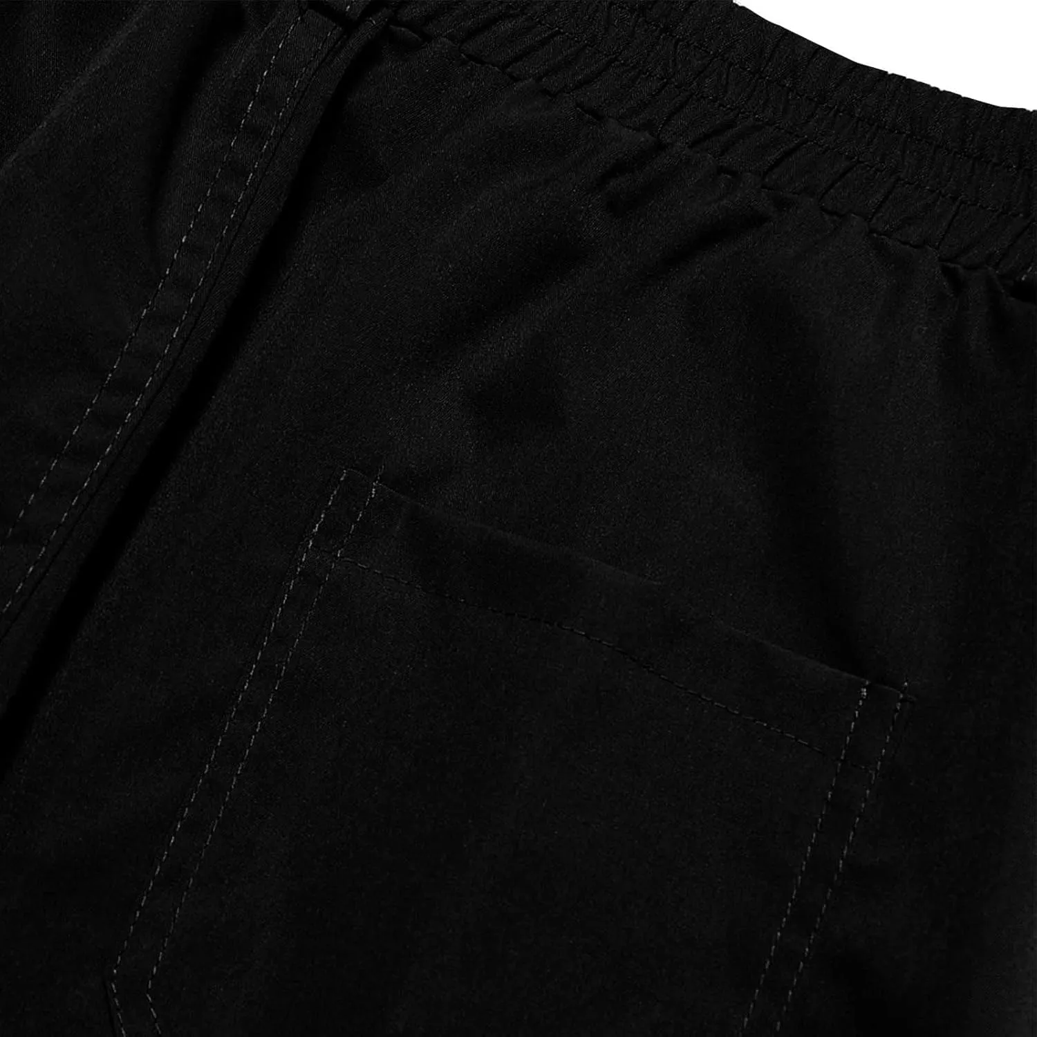 Athletic Workout Running Joggers Multi Pocket Sports Pants Winter Thermal Sweatpants Fleece Lined Mens Work Pants