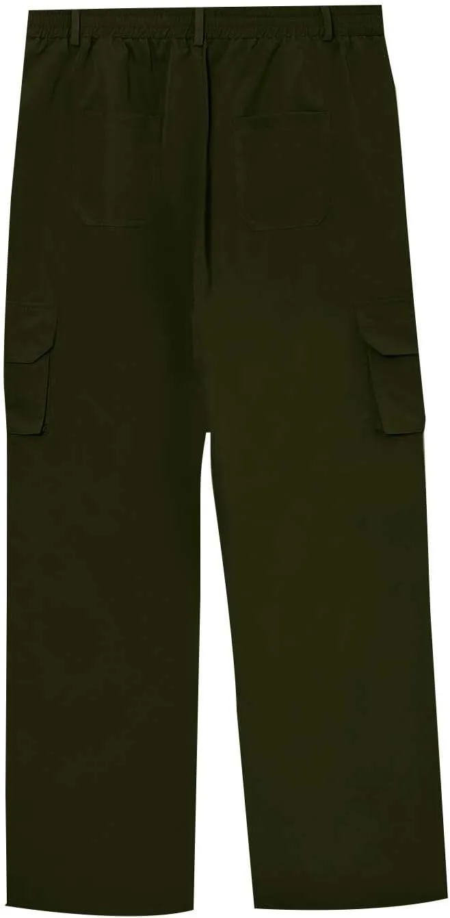 Athletic Workout Running Joggers Multi Pocket Sports Pants Winter Thermal Sweatpants Fleece Lined Mens Work Pants