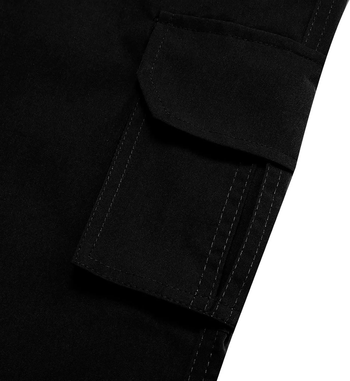 Athletic Workout Running Joggers Multi Pocket Sports Pants Winter Thermal Sweatpants Fleece Lined Mens Work Pants