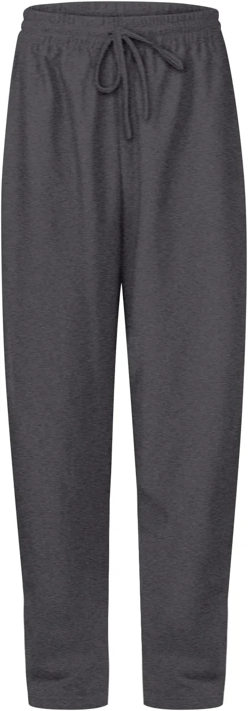 Baggy Wide Leg Sweatpants Women High Waisted Fleece Lined Joggers with Pockets Comfy Drawstring Casual Sweat Pants
