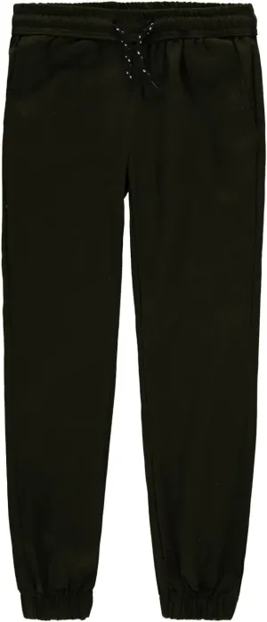 Boys 2-20 Pull-On Twill Joggers with Elastic Waistband and Drawstring