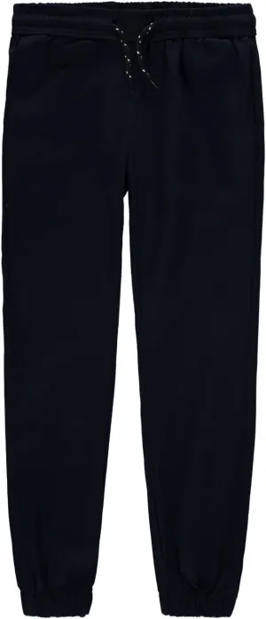Boys 2-20 Pull-On Twill Joggers with Elastic Waistband and Drawstring