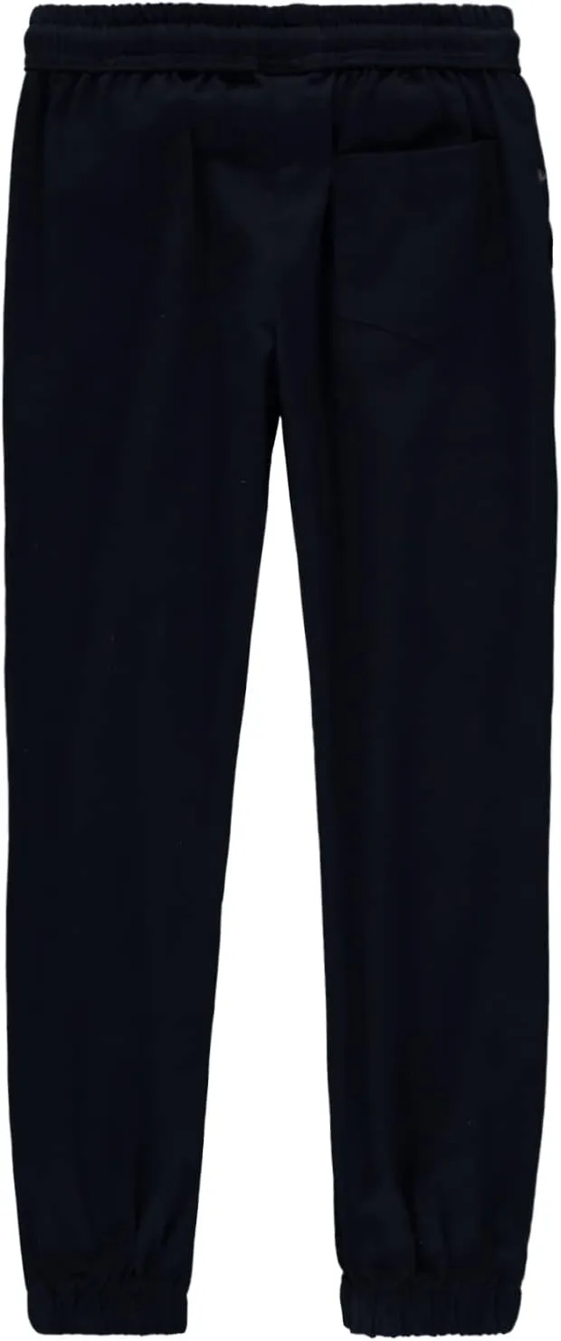 Boys 2-20 Pull-On Twill Joggers with Elastic Waistband and Drawstring