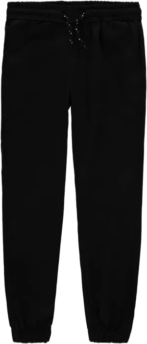 Boys 2-20 Pull-On Twill Joggers with Elastic Waistband and Drawstring