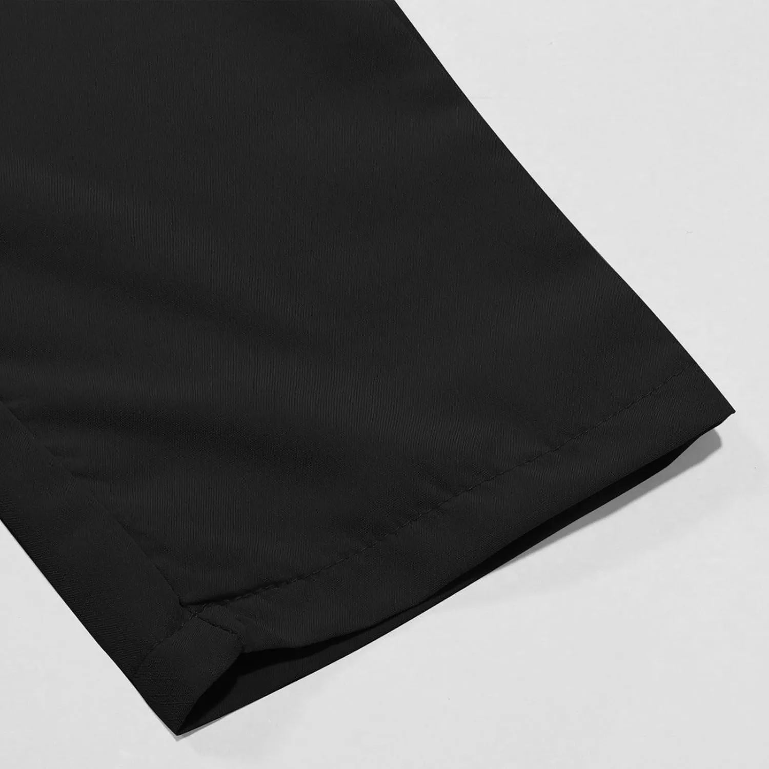 Cargo Pants for Men Casual Lightweight Elastic Waist Drawstring Trousers Work Multi Pockets Twill Joggers with Zipper