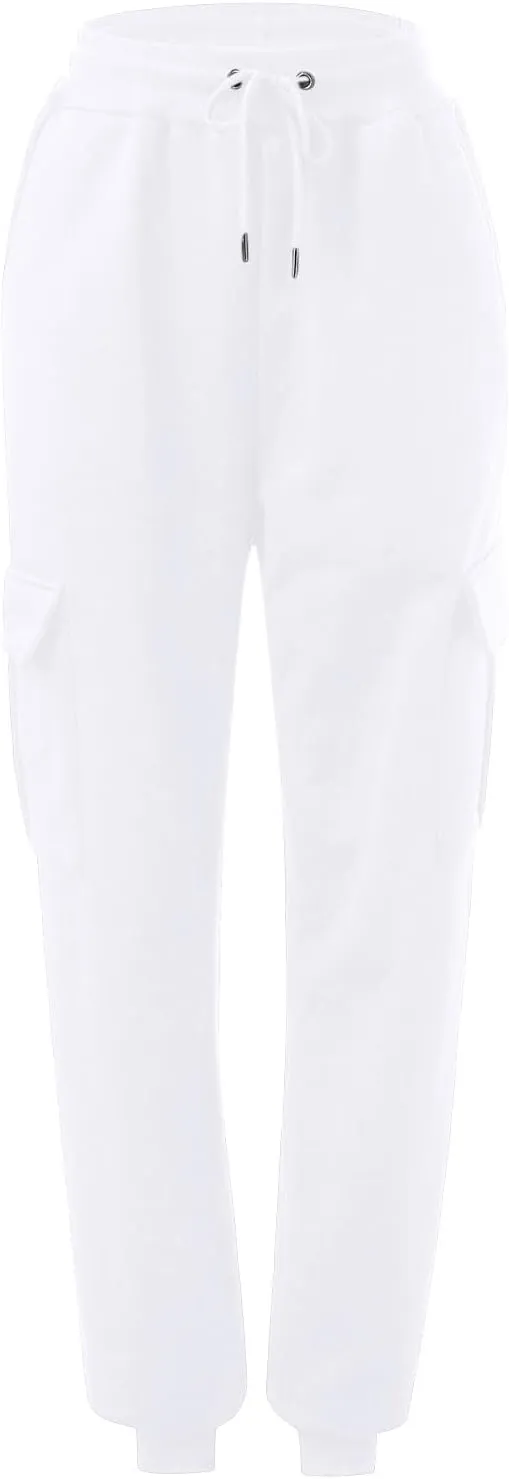 Cargo Sweatpants for Men Casual Elastic Waist Drawstring Tapered Sports Jogger Pants Athletic Workout Hiking Trousers