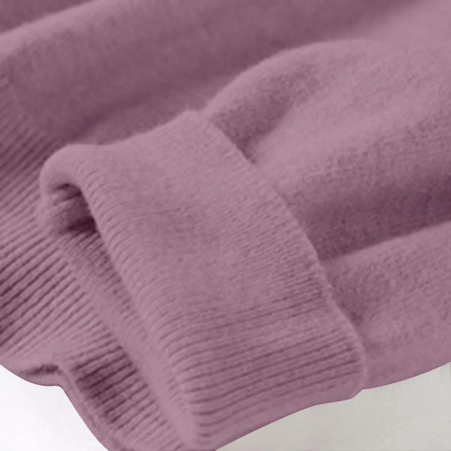 Cashmere Sweaters for Women Crewneck Long Sleeve Oversized Sweaters Trendy Ribbed Knit Cuffs Hem Tunic Sweaters Tops