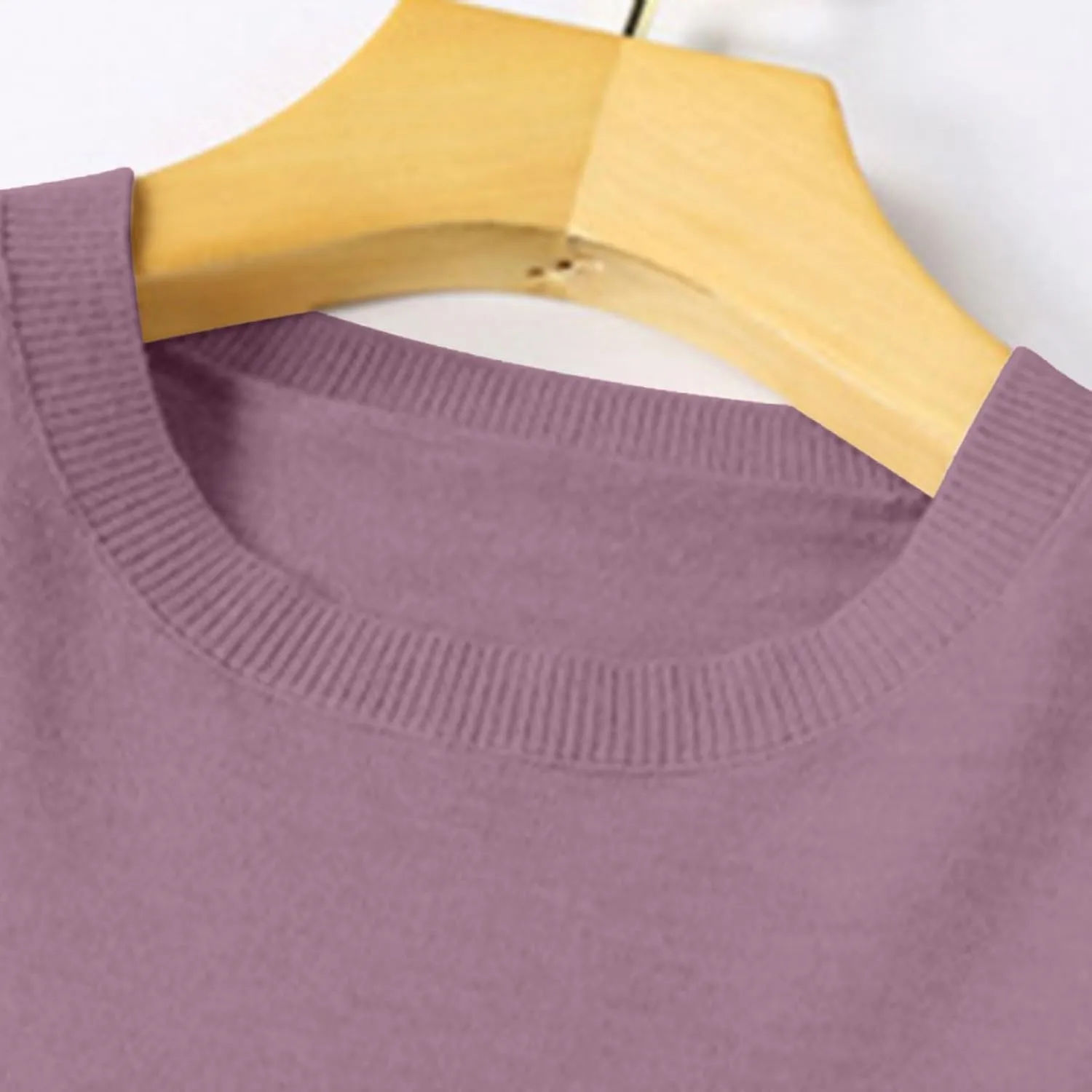 Cashmere Sweaters for Women Crewneck Long Sleeve Oversized Sweaters Trendy Ribbed Knit Cuffs Hem Tunic Sweaters Tops