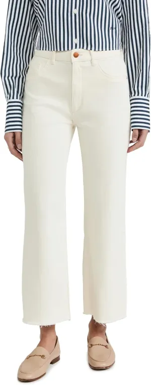 DL1961 Women's Hepburn Wide Leg High Rise Jeans