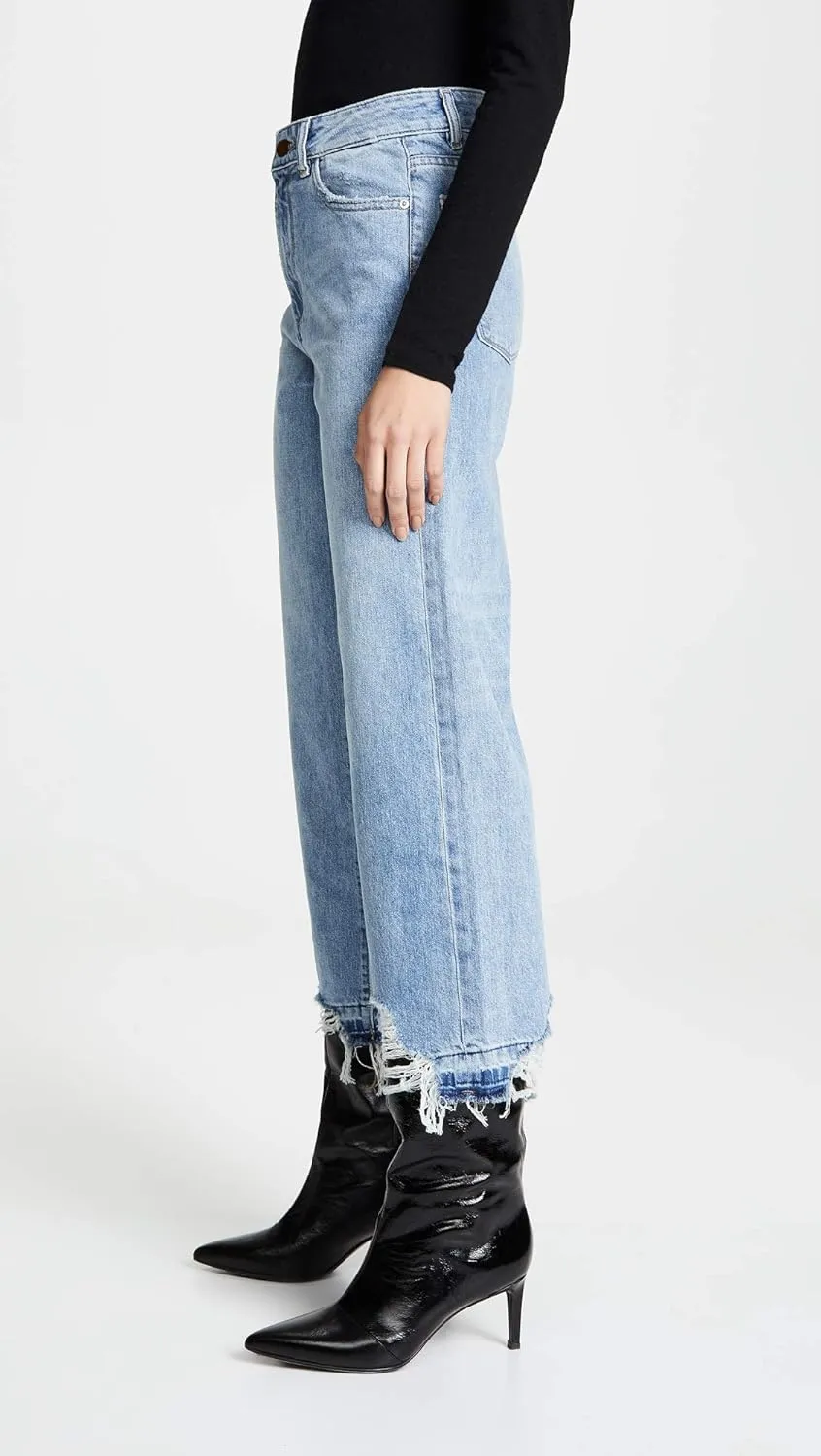 DL1961 Women's Hepburn Wide Leg High Rise Jeans