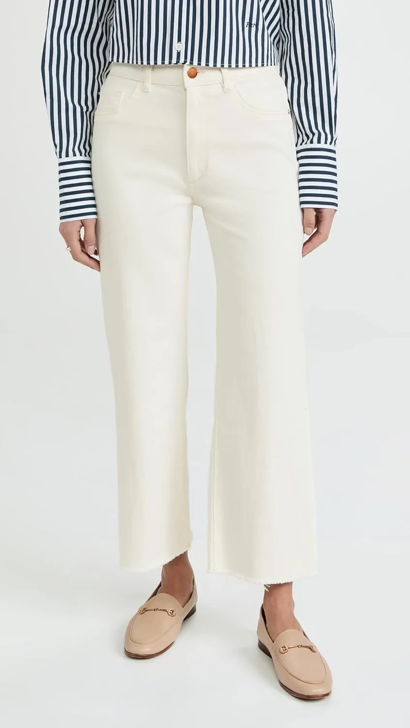 DL1961 Women's Hepburn Wide Leg High Rise Jeans