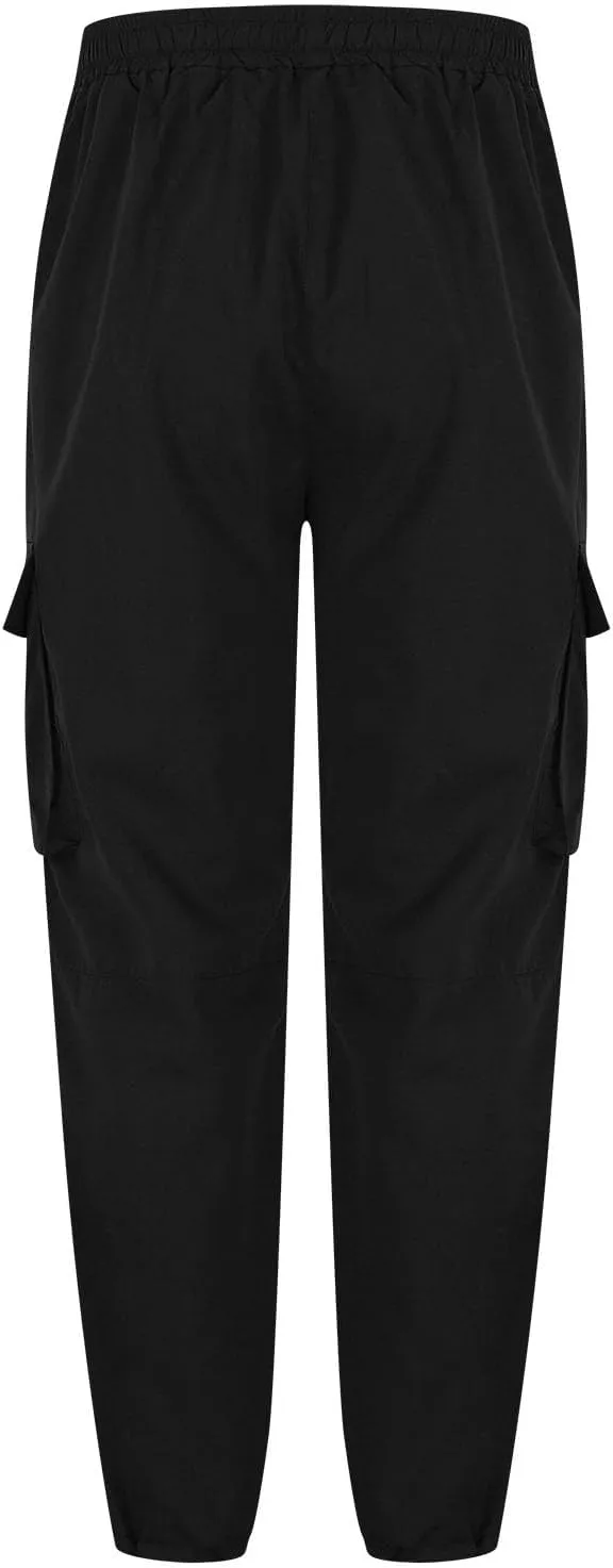 Finelylove Mens Wild Cargo Pants Lightweight Casual Hiking Pants Joggers Loose Fit Straight Workout Cargo Sweatpants