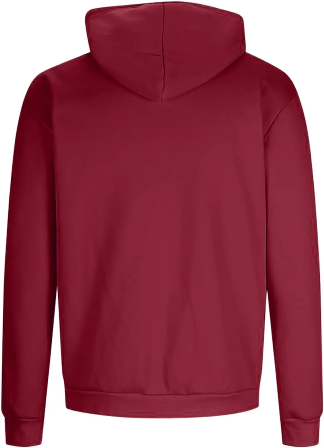 Fleece Lined Hoodies for Men Big Tall Hooded Sweatshirt Sherpa Lined Long Sleeve Pullover Tops Kanga Pocket Clothes