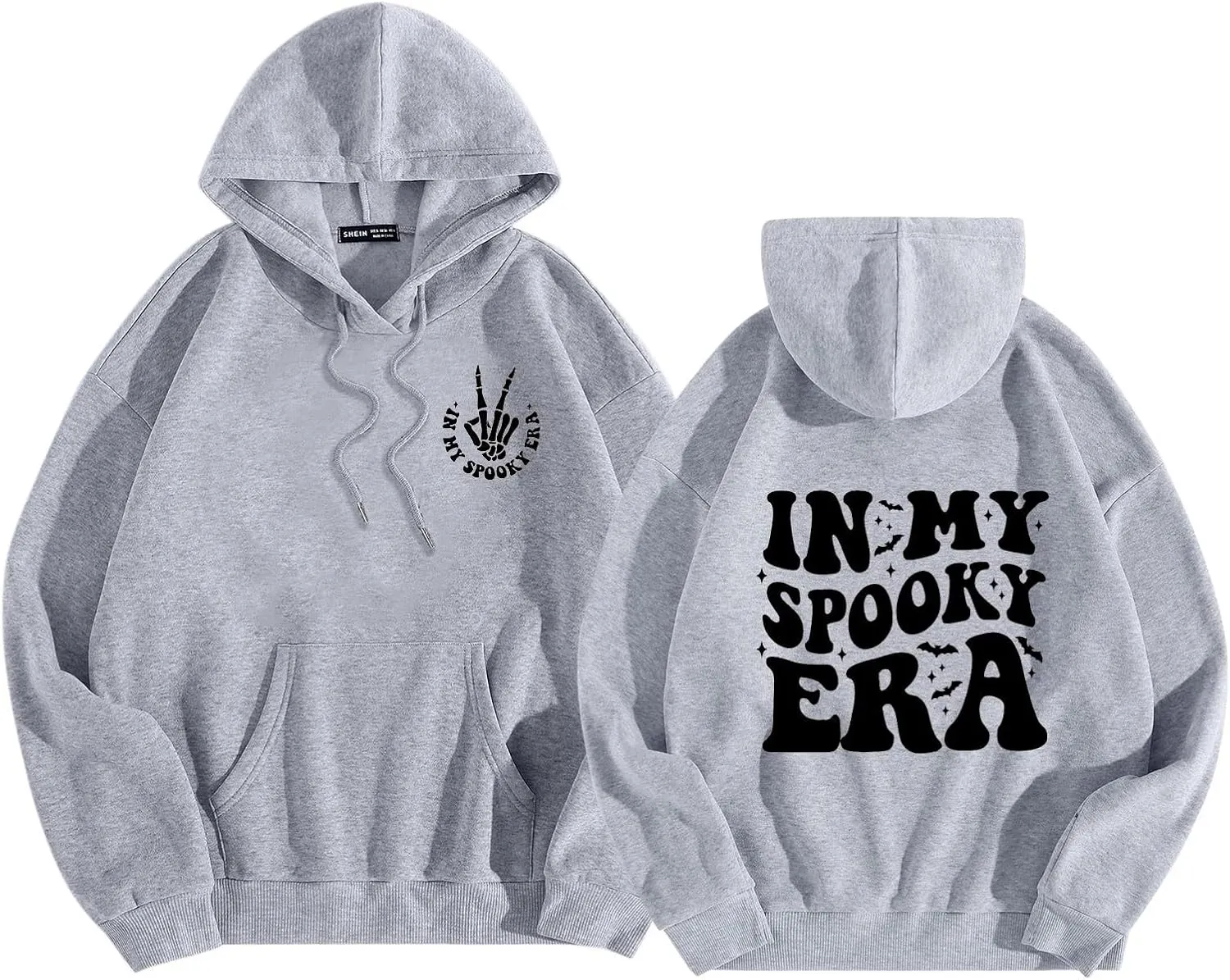 Halloween Hoodies for Teen Girls Spooky Season Letter Print Cute Halloween Sweatshirt Casual Trendy Halloween Clothes