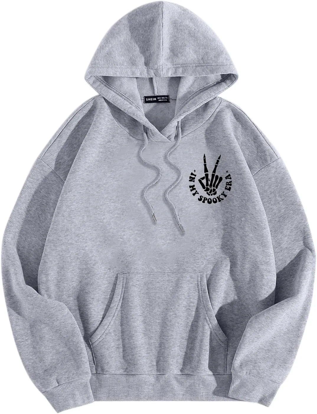 Halloween Hoodies for Teen Girls Spooky Season Letter Print Cute Halloween Sweatshirt Casual Trendy Halloween Clothes