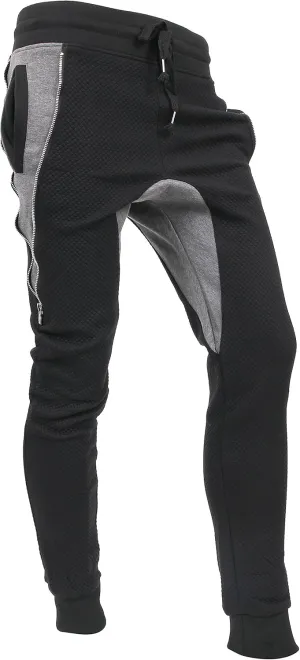 Hat and Beyond Mens Jogger Pants Biker Slim Fit Casual Fleece Active Elastic Workout Training