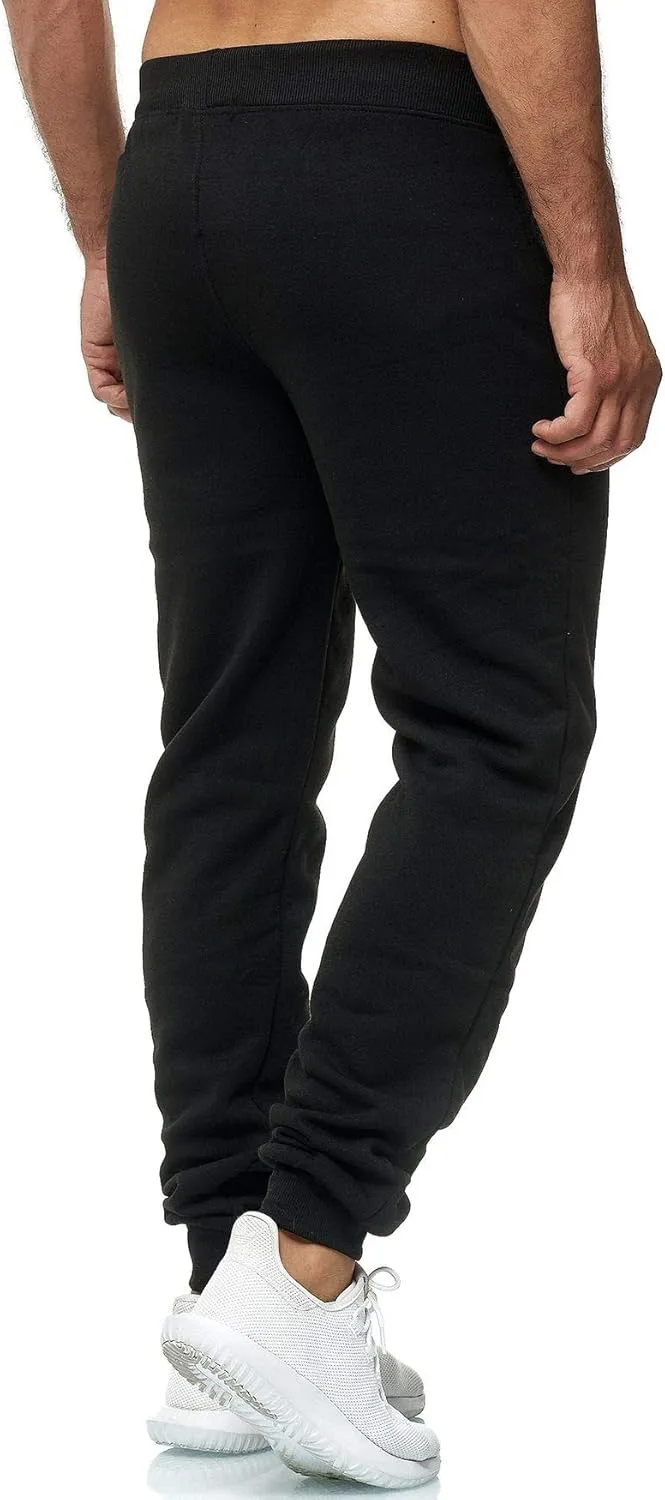 Hidyliu Mens Drawstring Running Joggers Elastic Waist Sweats Pants Cuffed Bottom Workout Sweatpants with Pockets