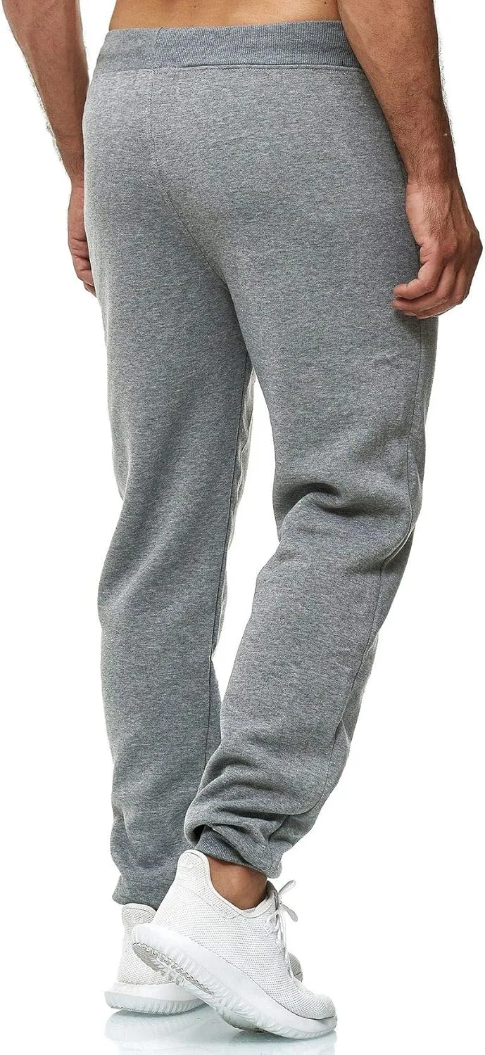 Hidyliu Mens Drawstring Running Joggers Elastic Waist Sweats Pants Cuffed Bottom Workout Sweatpants with Pockets