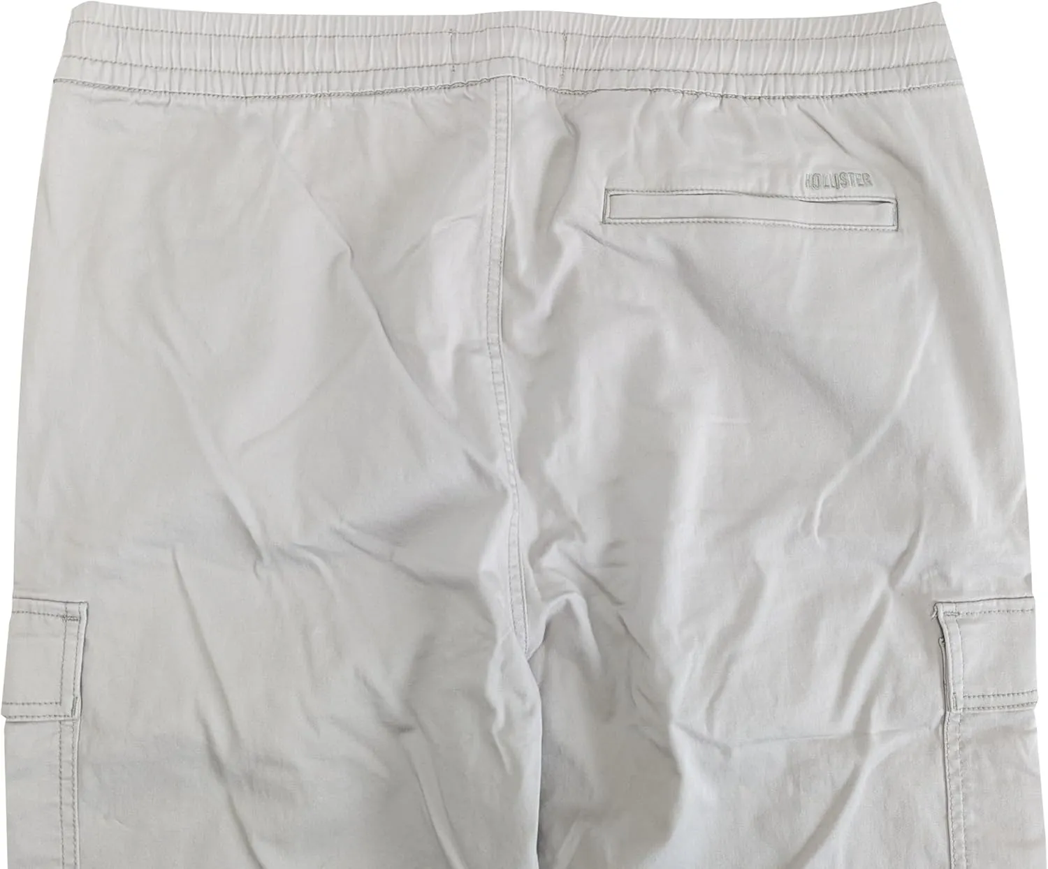 Hollister California Men's Stretch Twill Relaxed Fit Cargo Jogger Pants HOM-62