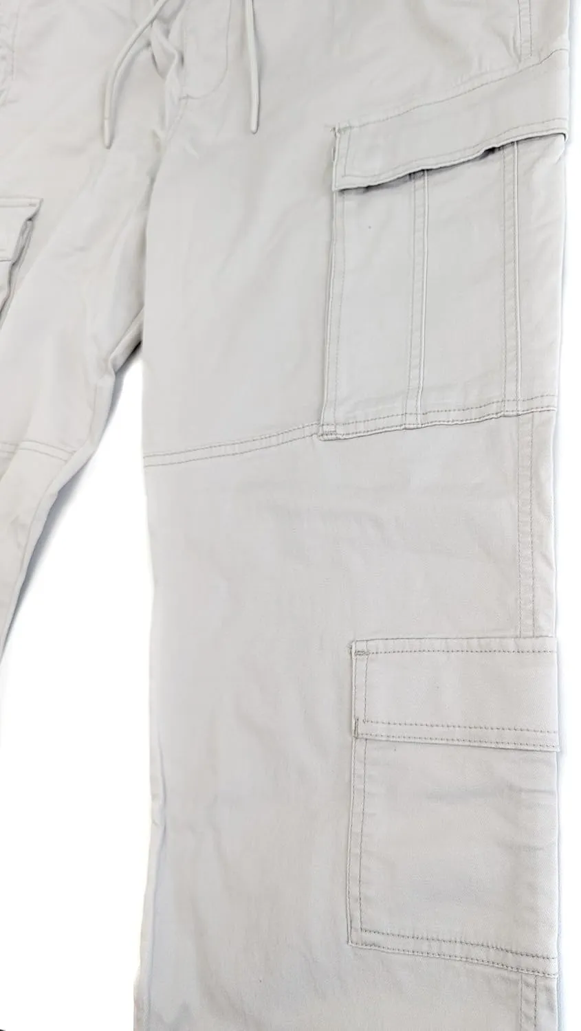 Hollister California Men's Stretch Twill Relaxed Fit Cargo Jogger Pants HOM-62