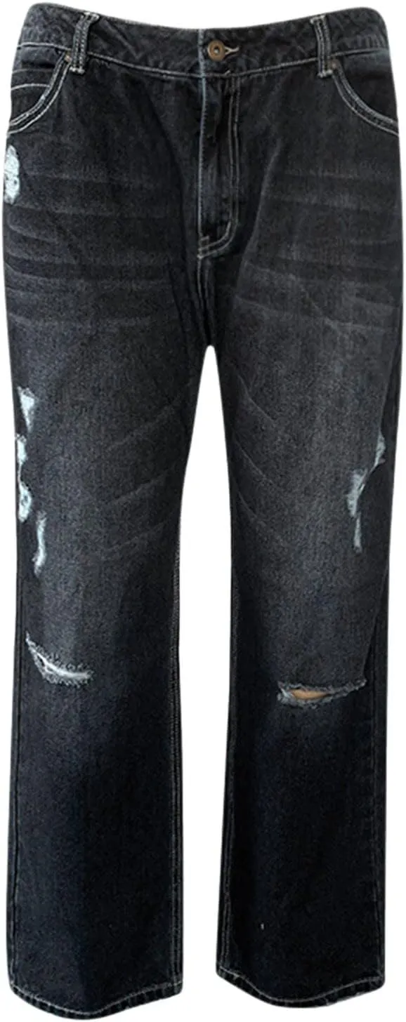 Jeans for Women Rompers Overalls Bib Jumpsuits Ripped Denim Jeans Women's Women's Jeans Pants for Women Vintage