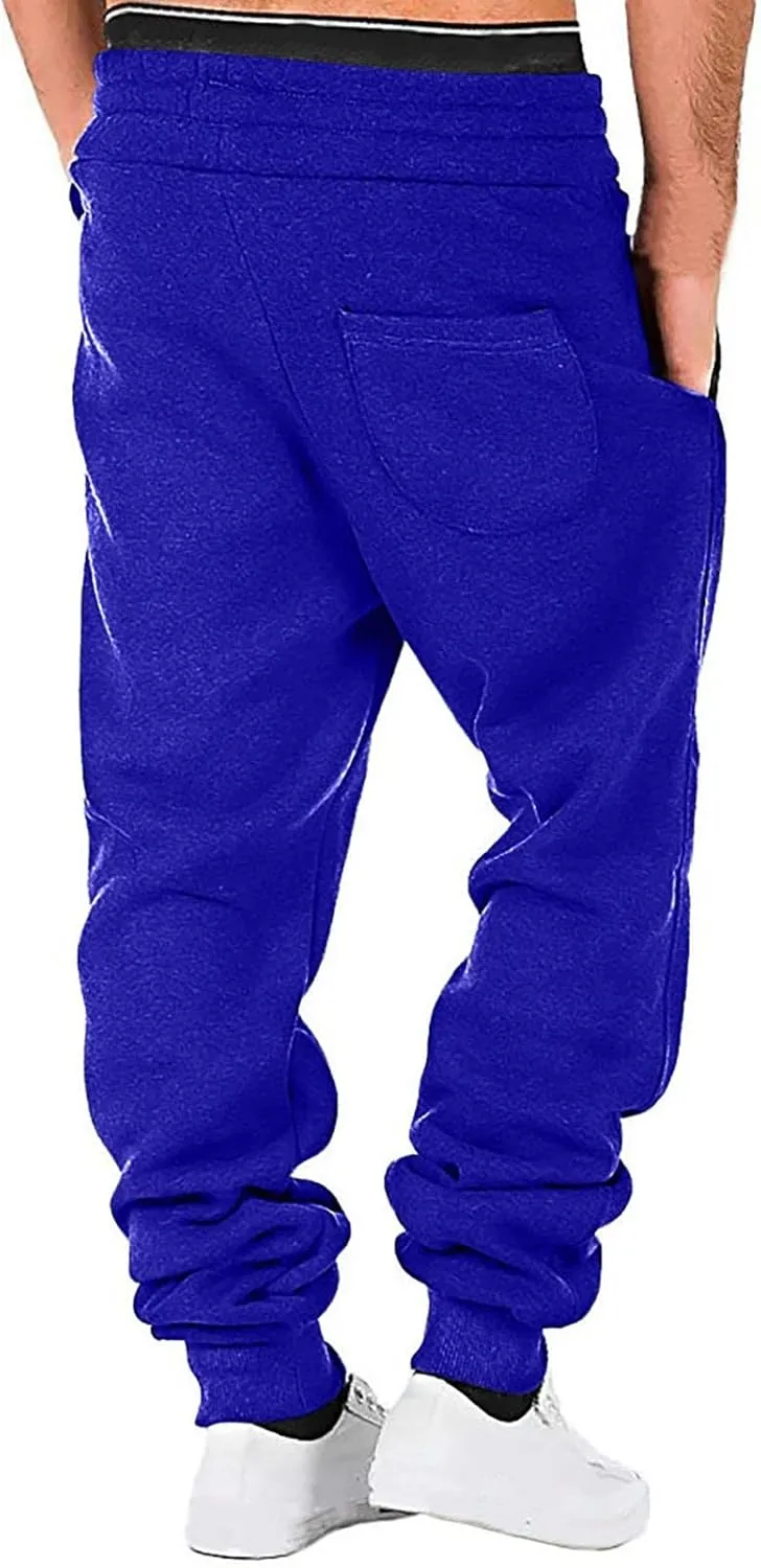 Joggers for Men Casual Drawstring Sport Athletic Gym Workout Jogging Sweat Pants Baggy Cargo Sweatpants with Pockets