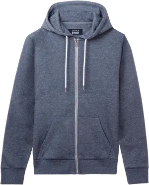 LittleSpring Men's Full-Zip Fleece Lined Hoodies Sweatshirt