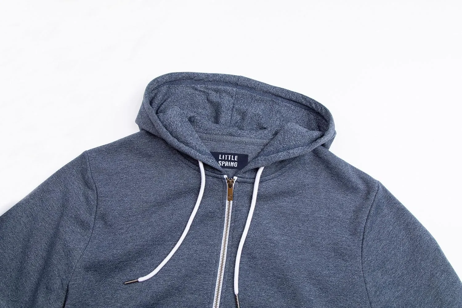 LittleSpring Men's Full-Zip Fleece Lined Hoodies Sweatshirt