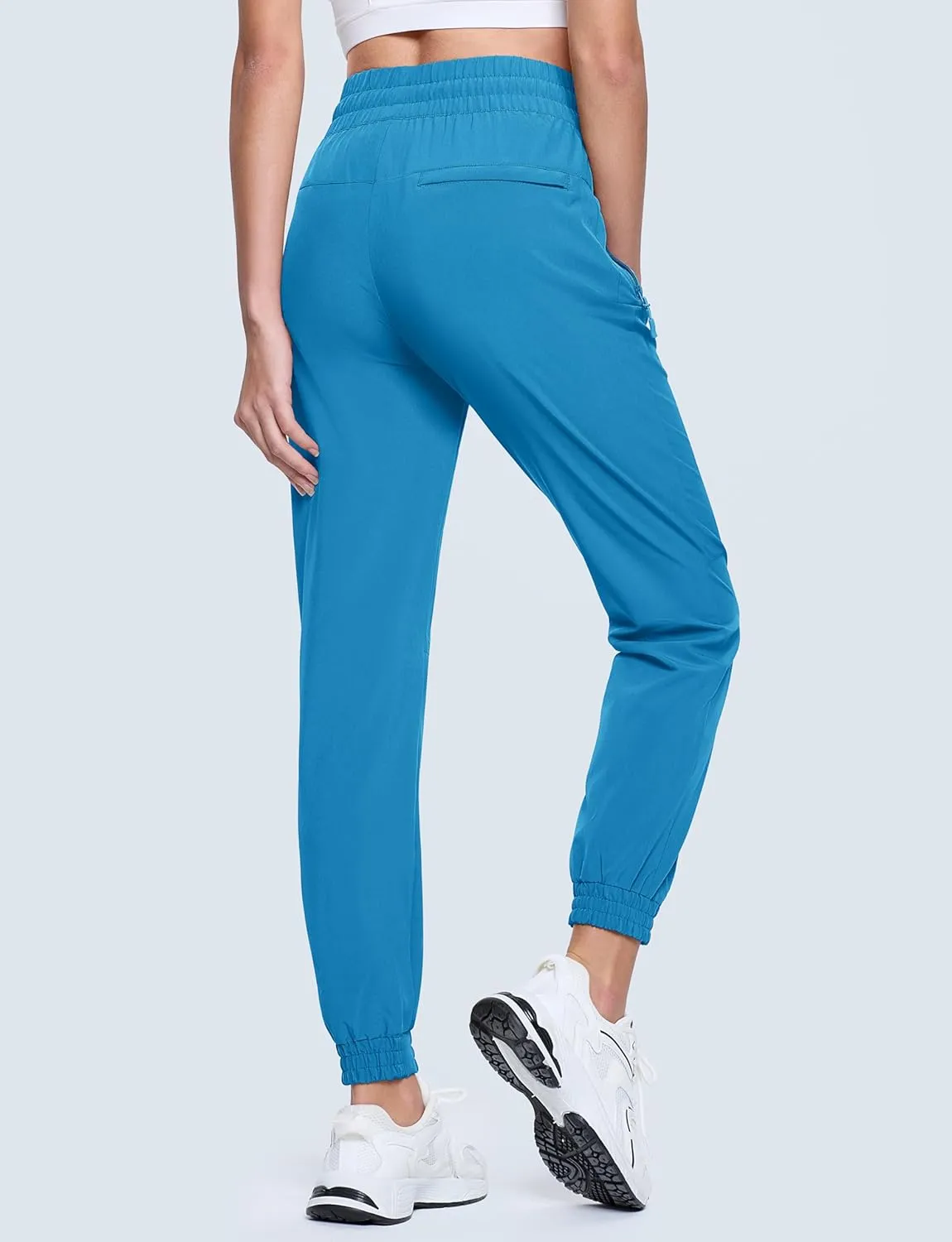 MAGCOMSEN Women's Hiking Pants Lightweight Quick Dry Athletic Running Joggers with Pockets Outdoor Travel Sweatpants