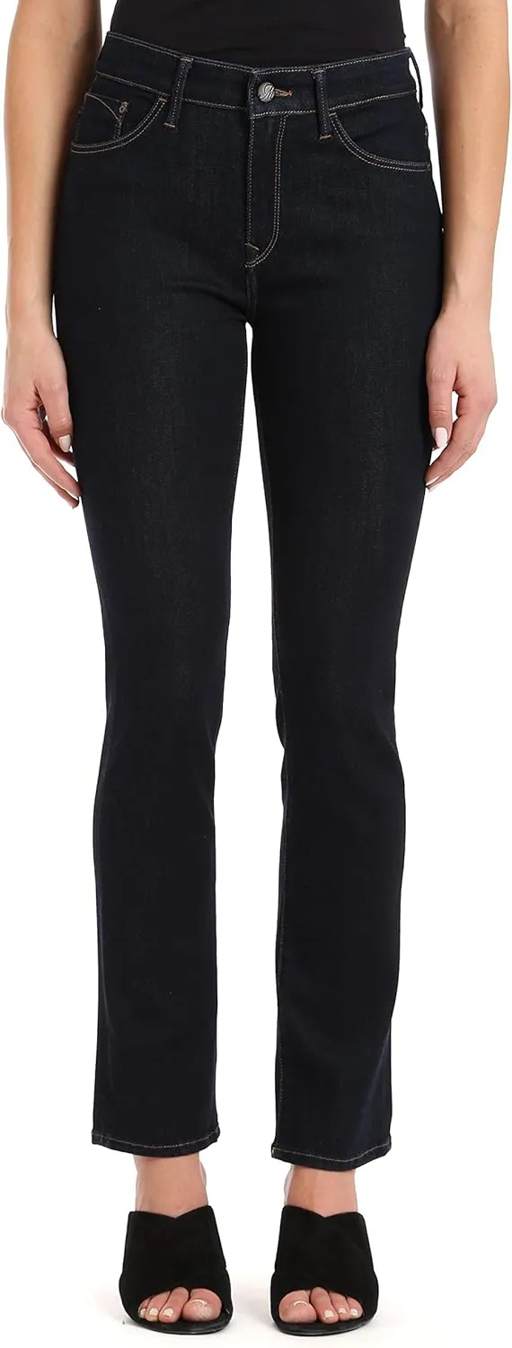 Mavi Kendra Women's Straight Leg Jeans, High Rise Jeans for Women, Boyfriend Jeans