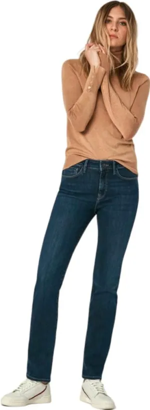 Mavi Kendra Women's Straight Leg Jeans, High Rise Jeans for Women, Boyfriend Jeans