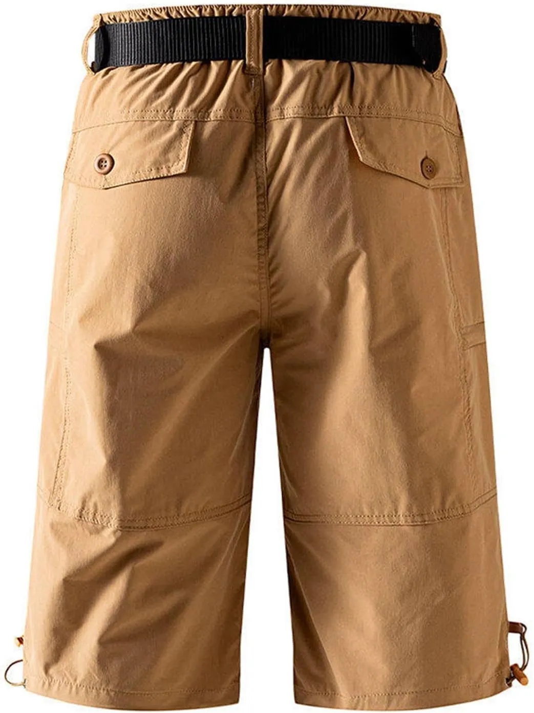 Men Cargo Shorts Plus Size Fashion Pachwork Multiple Pockets Loose Comfy Casual Short Fishing Pants Crop Sweatpant