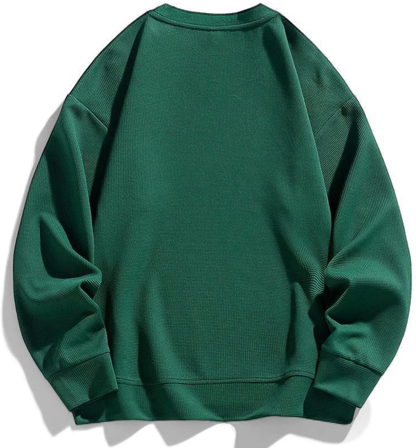 Men Casual Soft Basic Crewneck Sweatshirt 2024 New Long Sleeve Pullover Tops Comfy Loose Fit Sports Shirts for Guys