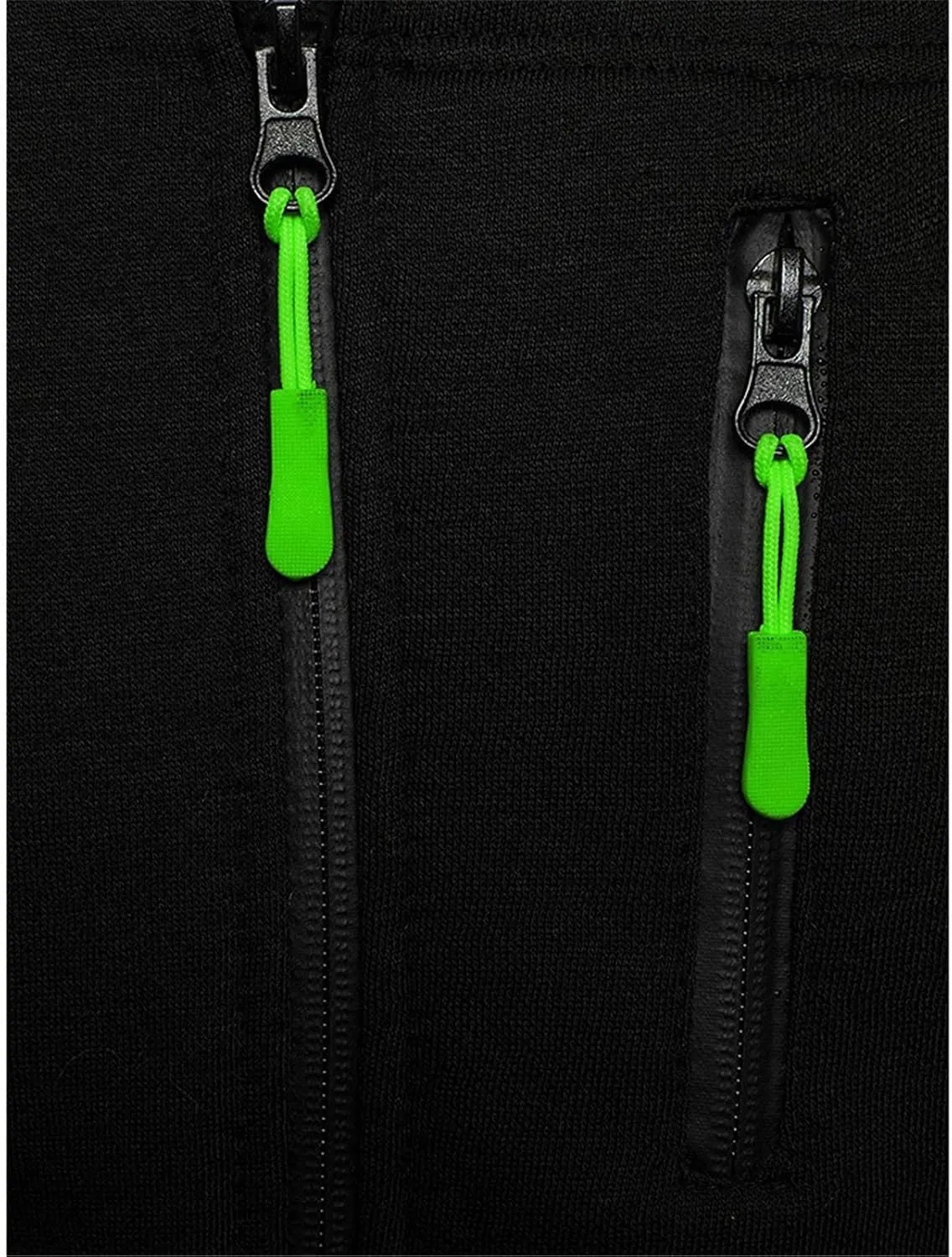 Mens' Autumn Winter Long Sleeve Zipper Hooded Sweatshirt Cardigan Tops Hoodies for Men with Zip Pockets Lightweight