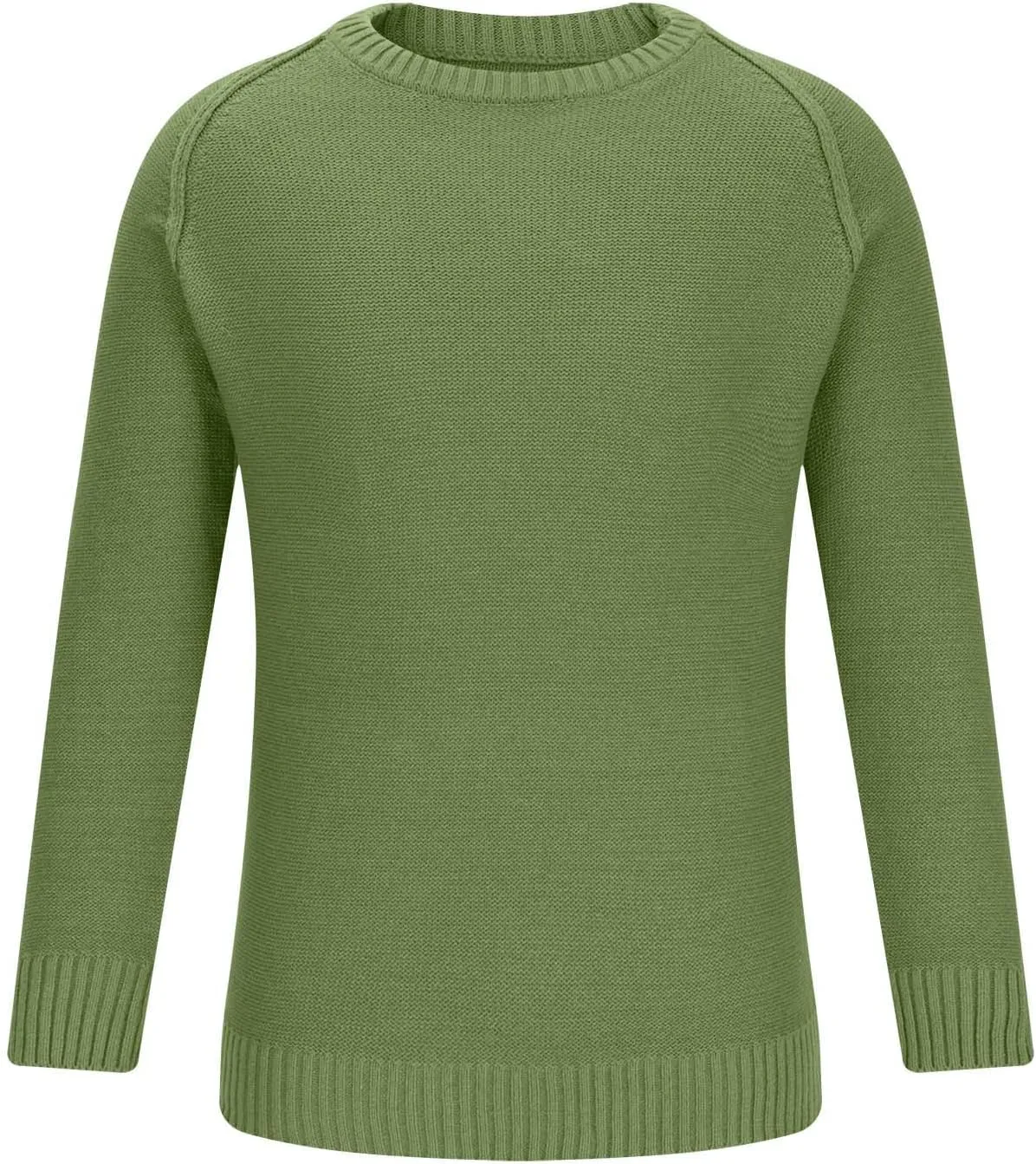 Men's Basic Lightweight Knitted Sweaters Cotton Soft Crewneck Fall Winter Sweatshirts Long Sleeve Slim Fit Pullovers