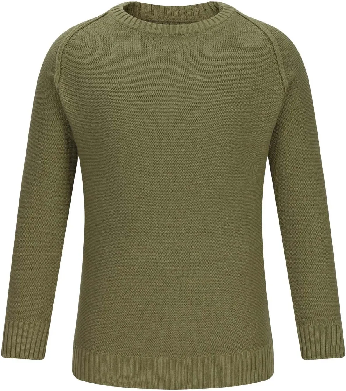 Men's Basic Lightweight Knitted Sweaters Cotton Soft Crewneck Fall Winter Sweatshirts Long Sleeve Slim Fit Pullovers