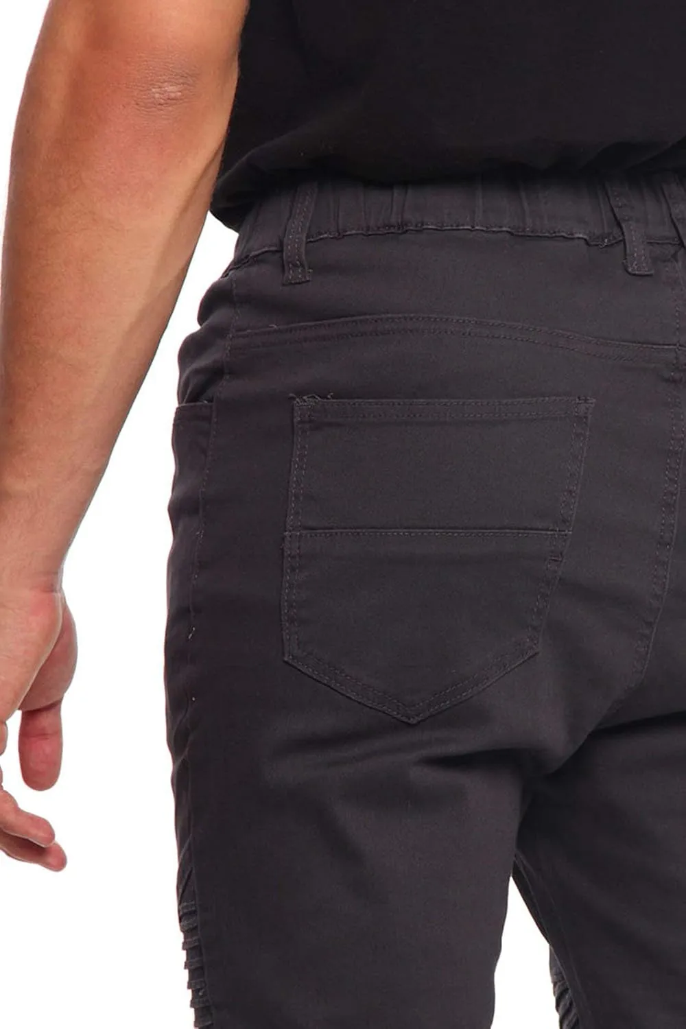 Men's Biker Twill Joggers Pants