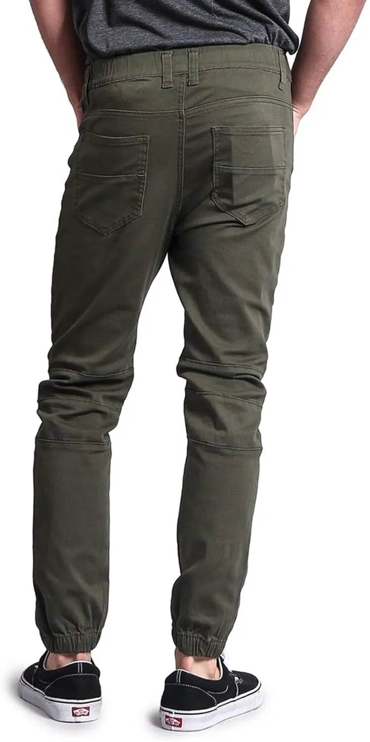 Men's Biker Twill Joggers Pants