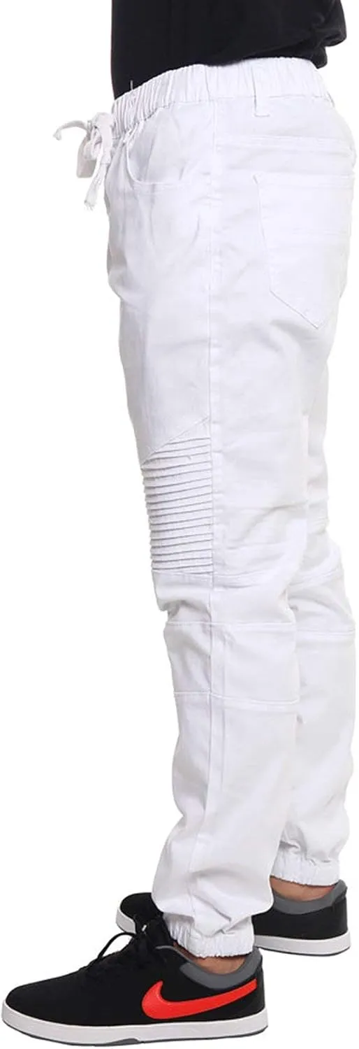 Men's Biker Twill Joggers Pants