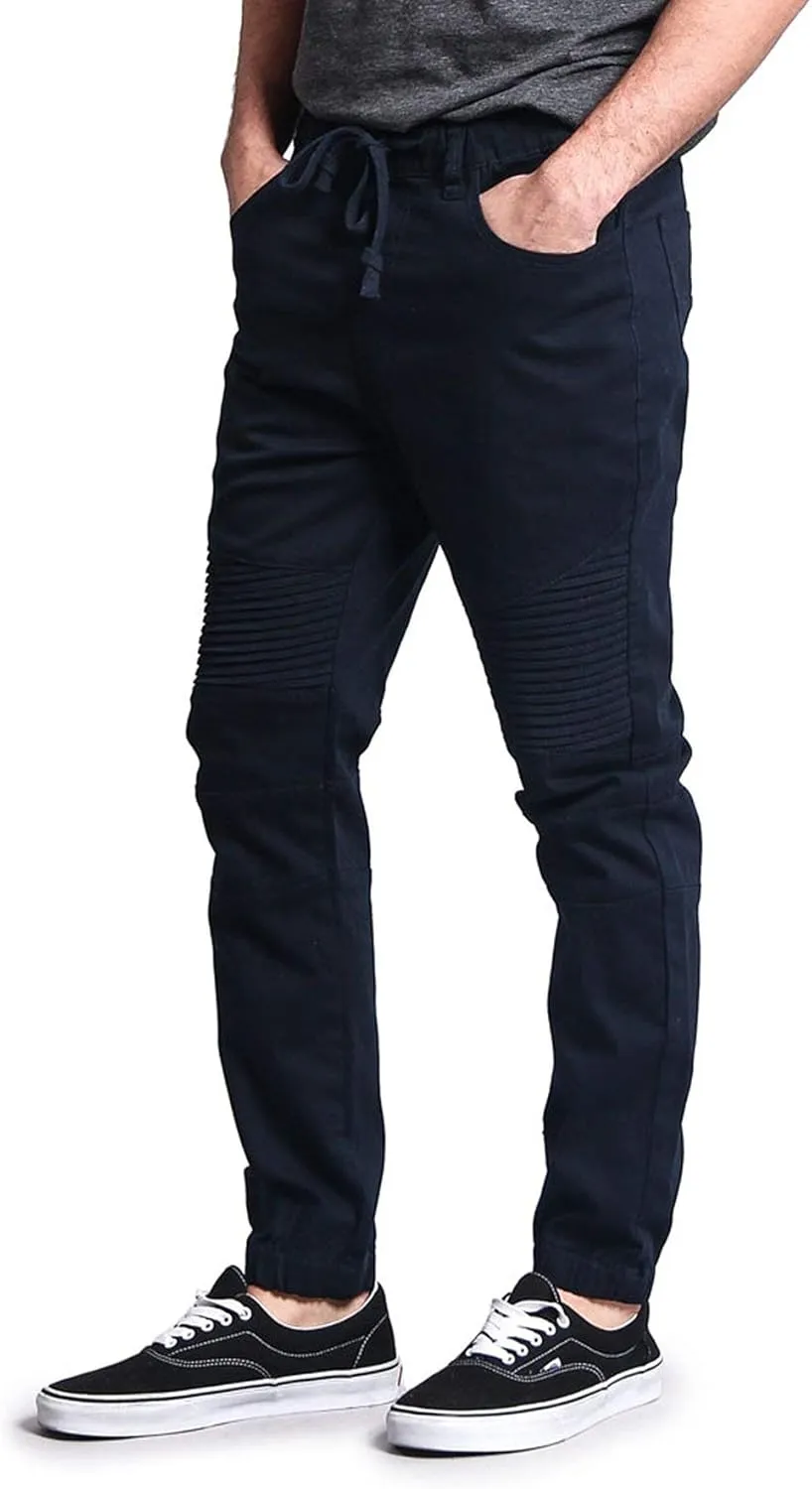 Men's Biker Twill Joggers Pants