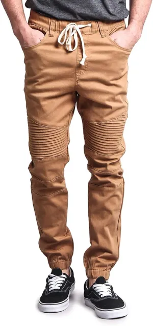 Men's Biker Twill Joggers Pants