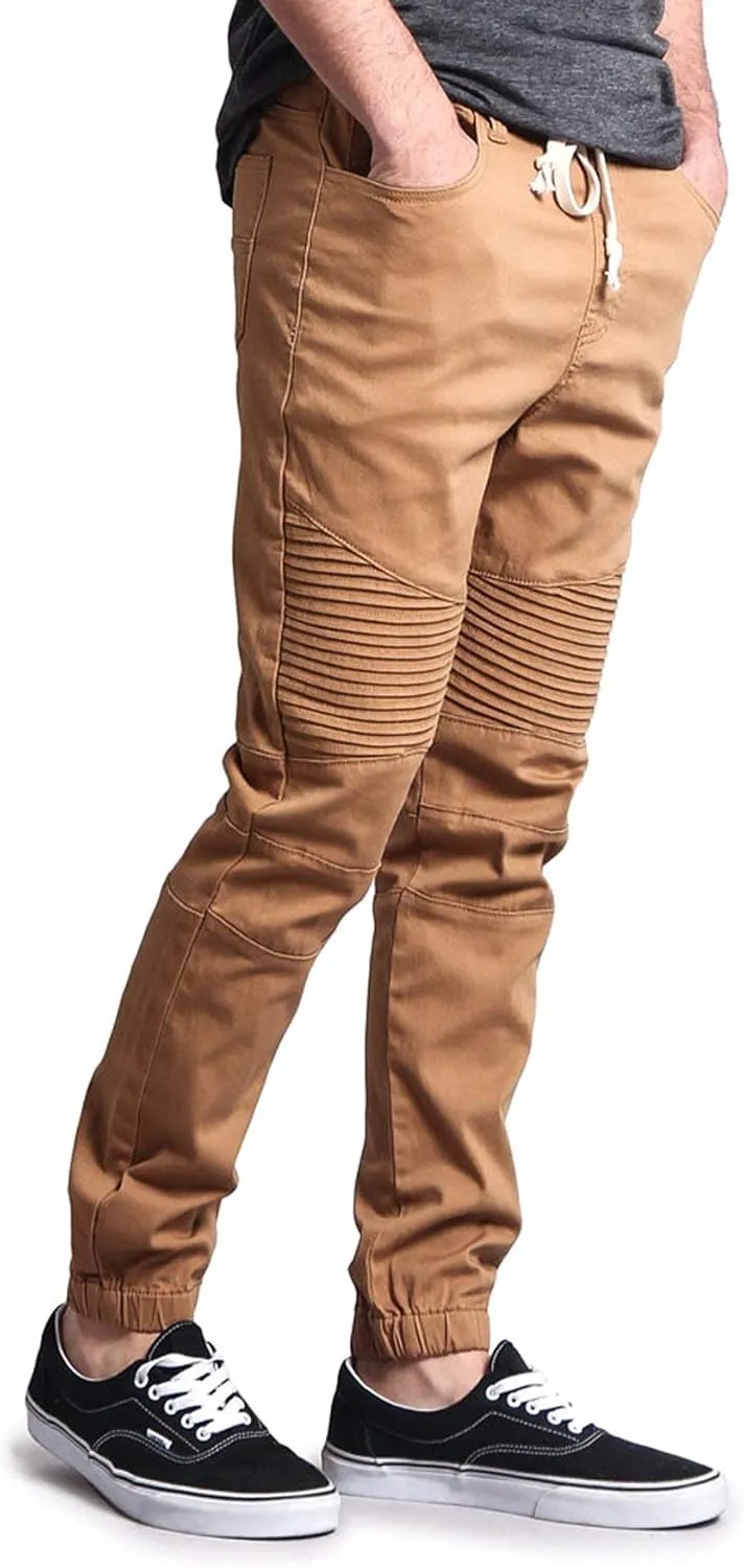 Men's Biker Twill Joggers Pants