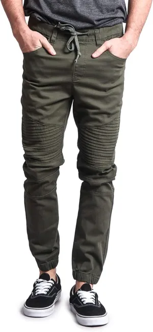 Men's Biker Twill Joggers Pants