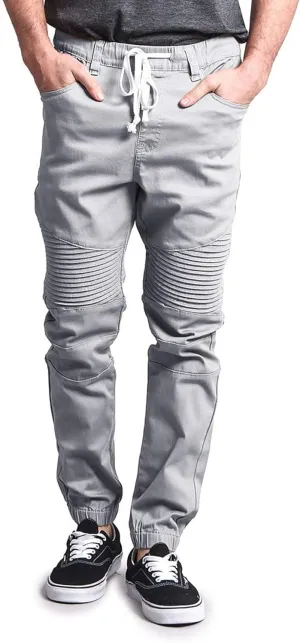 Men's Biker Twill Joggers Pants