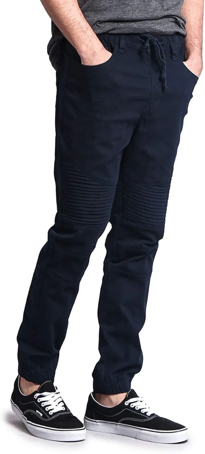 Men's Biker Twill Joggers Pants