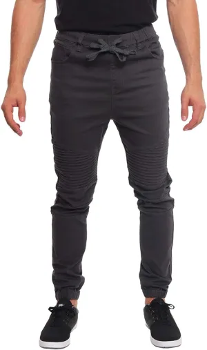 Men's Biker Twill Joggers Pants
