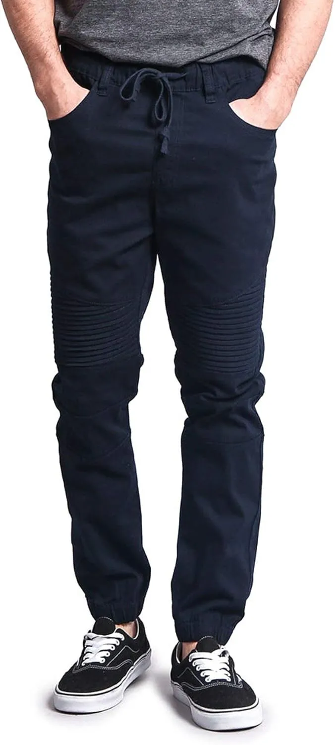 Men's Biker Twill Joggers Pants