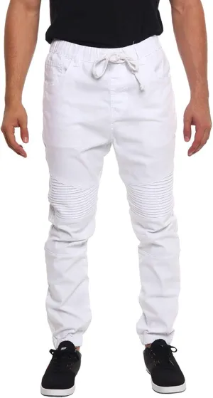 Men's Biker Twill Joggers Pants