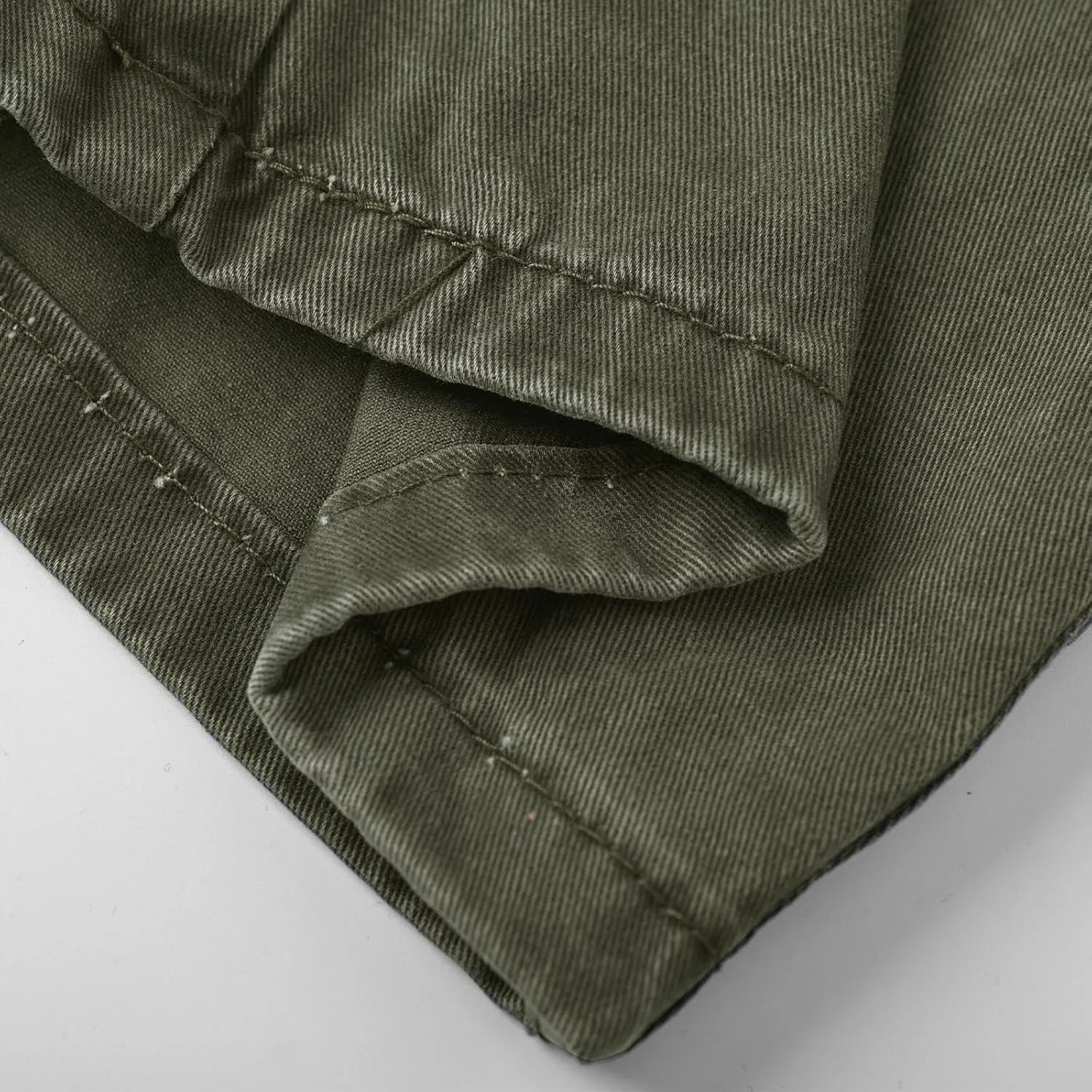 Men's Cargo Pants Y2k Fashion Multiple Pockets Plus Size Washed Workwear Full Length Trouser Comfy Cargo Sweatpant